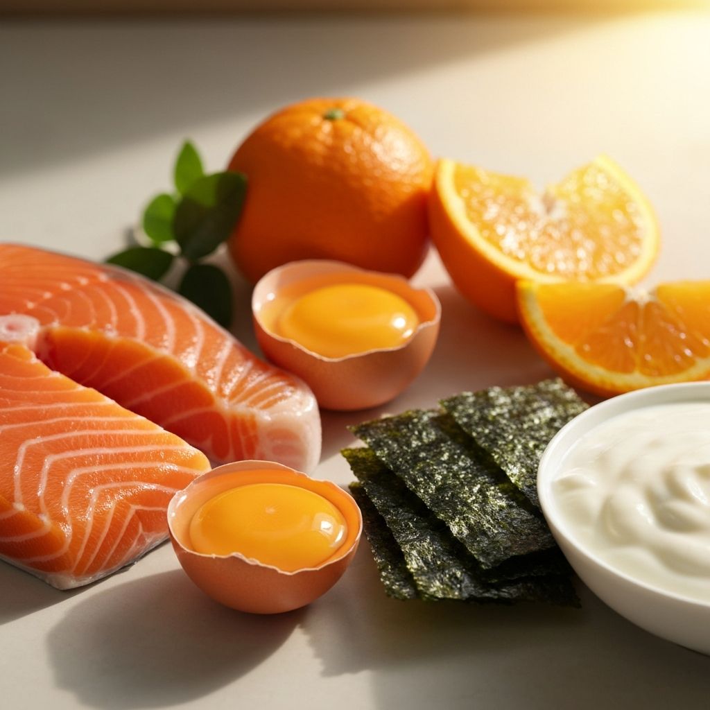 Vitamin D sources and endocrine function